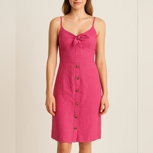 Viola Borghi Pink Linen Dress